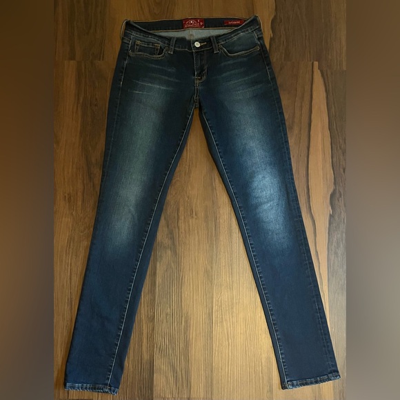 Lucky Brand Charlie Skinny Low Rise Jeans Sz 6/28 - Picture 3 of 7
